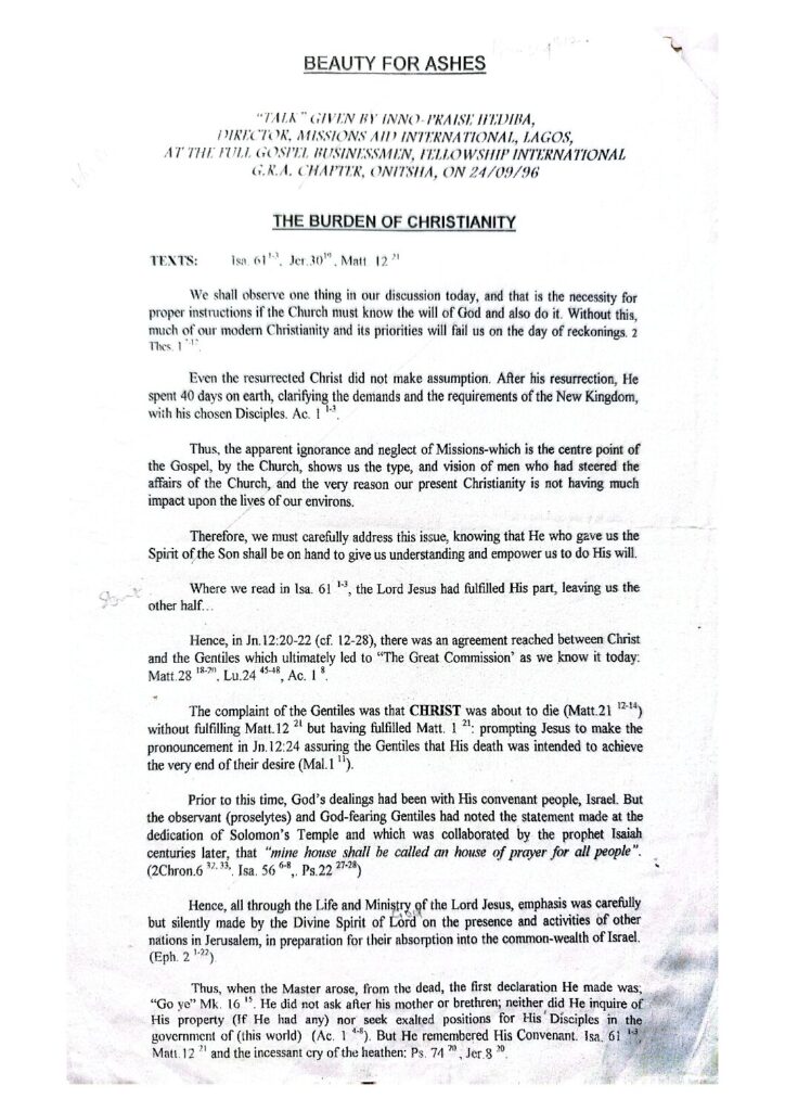 thumbnail of Beauty For Ashes