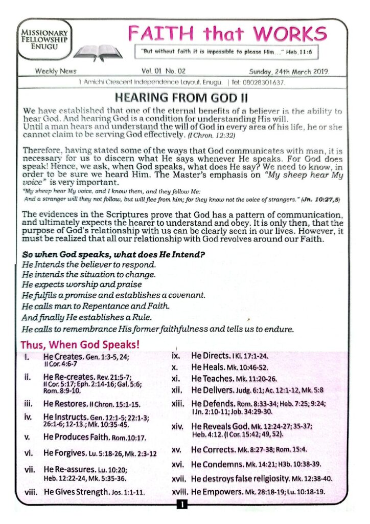 thumbnail of Hearing from God 2